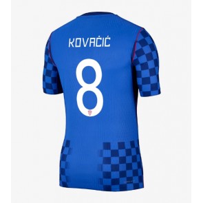 Kroatien Mateo Kovacic #8 Udebanetrøje VM 2026 Kortærmet
